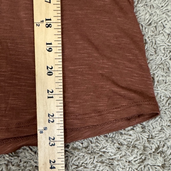 Democracy NWT Brown Embroidered Long Sleeve Peasant Top size S Western Rodeo - Picture 10 of 12